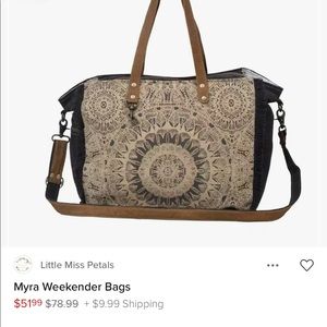 Myra Weekender Tote - like new